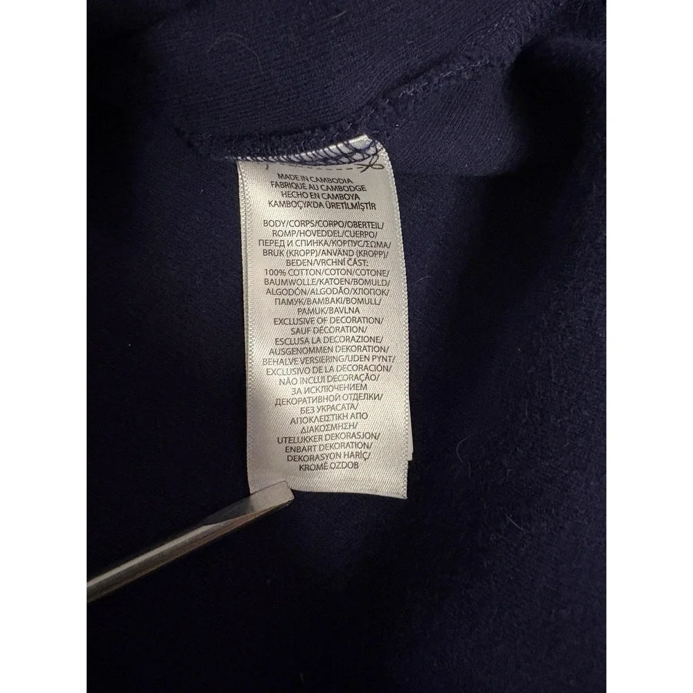 Polo Ralpj Lauren 1/4 Zip Sweater Men's Size Large Blue Long Sleeve Pullover